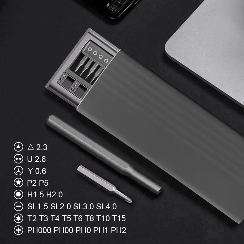 WooLeapStore 26 In 1 Multi-function Screwdriver Set Torx Phillips Mobile Phone Glasses Watch Repair Tool Precision Magnetic Screwdriver Set