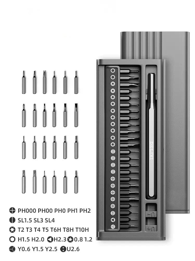 WooLeapStore 26 In 1 Precision Screwdriver Compact Box Magnetic Screwdriver Set