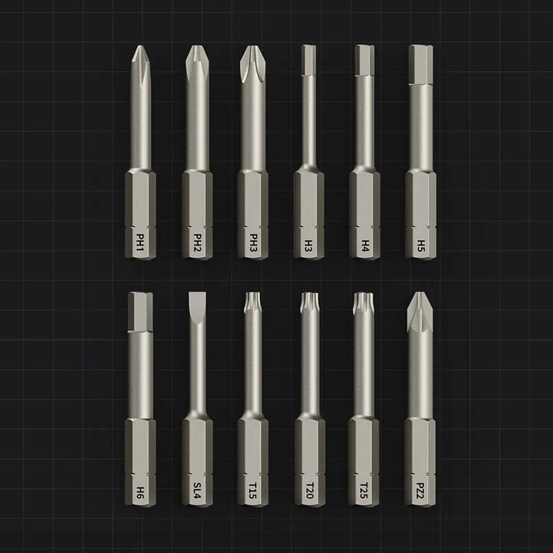 WooLeapStore HOTO 3.6V Smart Cordless Screwdriver Rechargeable Lithium Battery Screwdriver Power Screwdriver Gift Packing S2 Steel 12 Bit Set