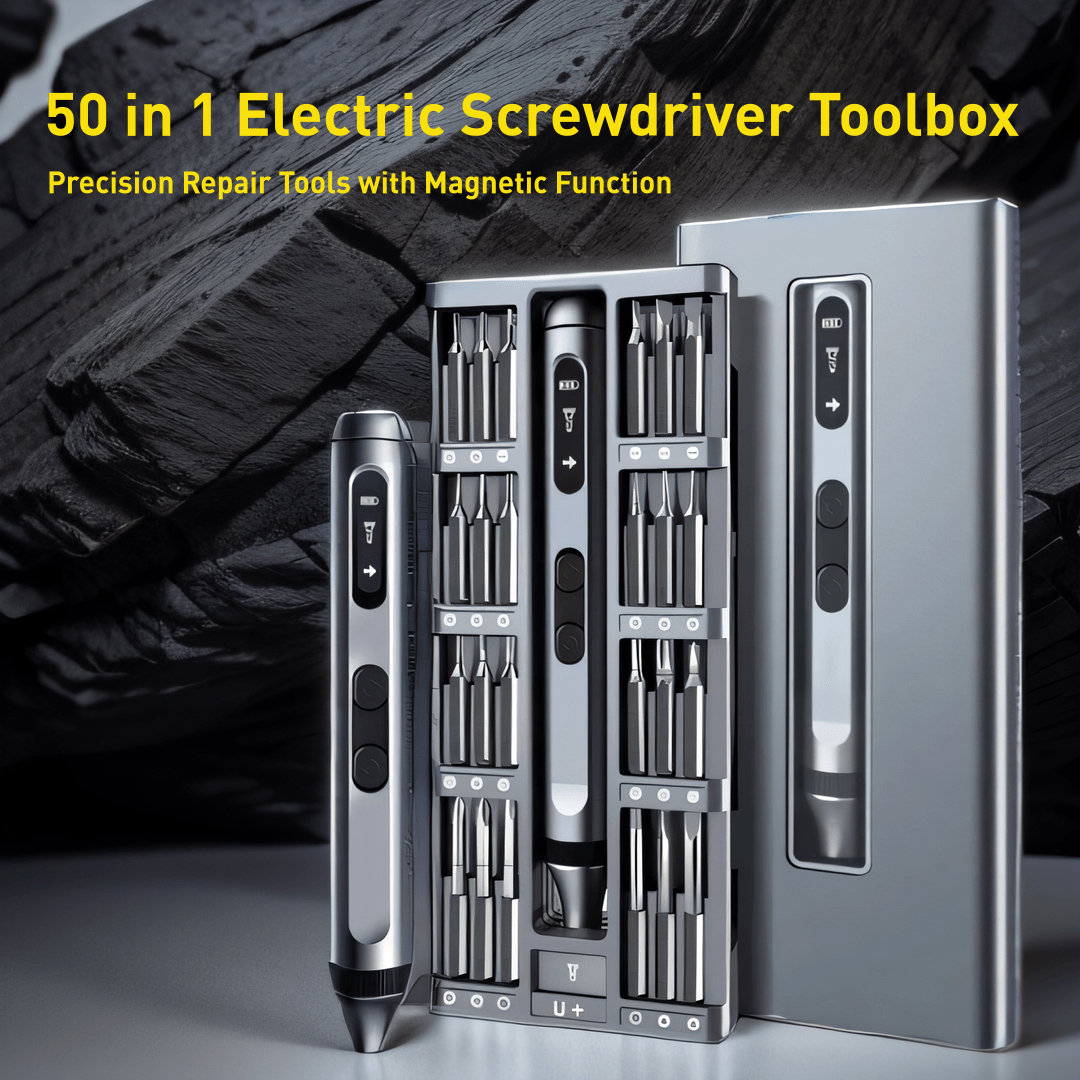 WooLeapStore 50 in 1 Electric Screwdriver Precision Repair Tools Set Magnetic