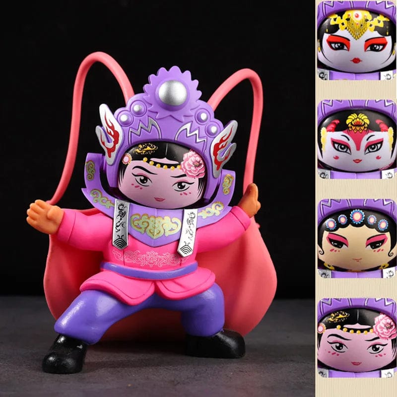 WooLeapStore 10 / China Sichuan opera face China Chinese Style Fortune Face Change Crafts Ornament Landscape Home Decor Accessories Gifts