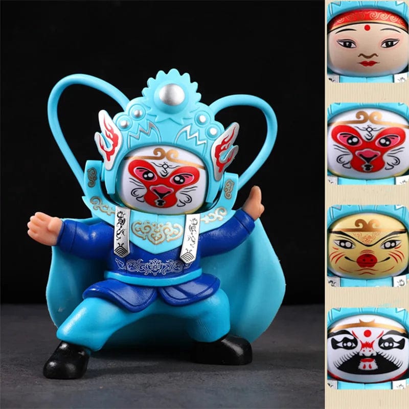 WooLeapStore 11 / China Sichuan opera face China Chinese Style Fortune Face Change Crafts Ornament Landscape Home Decor Accessories Gifts